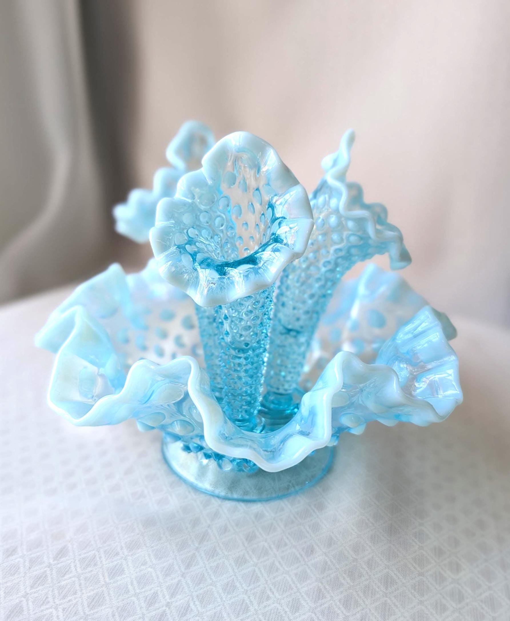 Fenton Blue Opalescent - Etsy