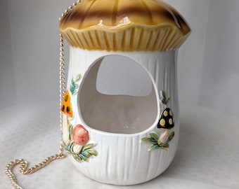 Merry Mushroom Hanging Planter Pot - Etsy