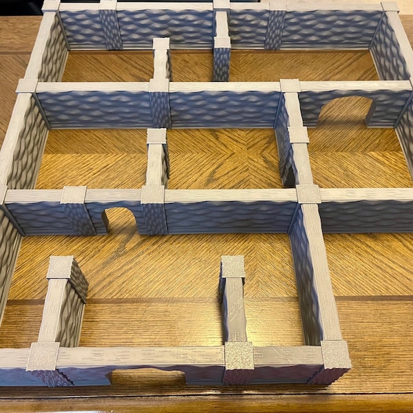 51pc D&D Terrain Modular Wall Kit Large