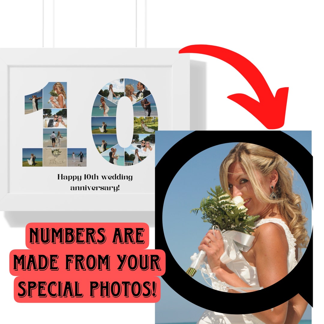 Personalized Photo Poster Unique Photo Collage Collage Wedding ...