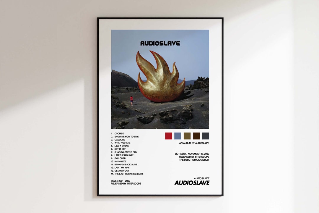 Audioslave 'audioslave' Album Cover Poster, Poster Print Wall Art