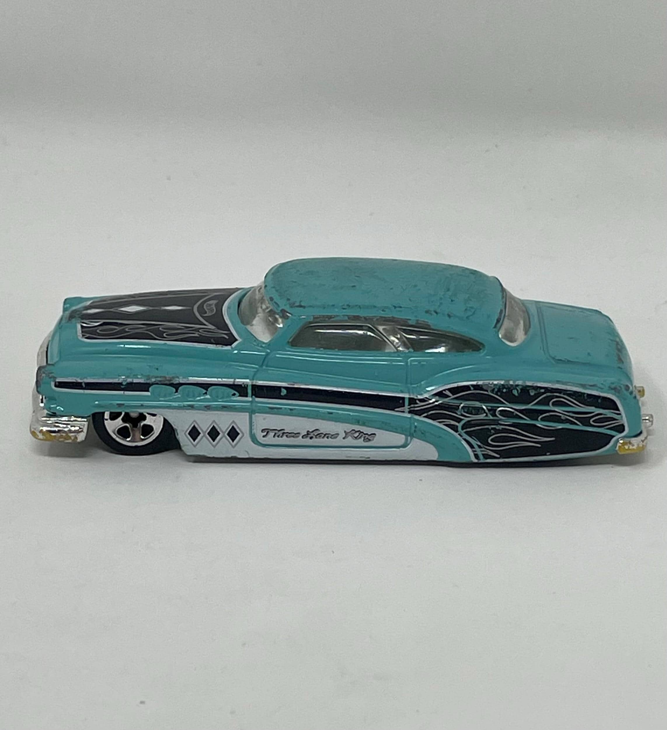 Vintage 2000 Hot Wheels Teal Blue Three Lane King, so Fine GMTM