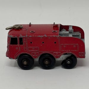 Vintage 1964 Matchbox Series No63 Airport Foamite Crash Tender Diecast vehicle - Made in England by Lesney