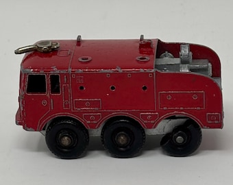 Vintage 1964 Matchbox Series No63 Airport Foamite Crash Tender Die
