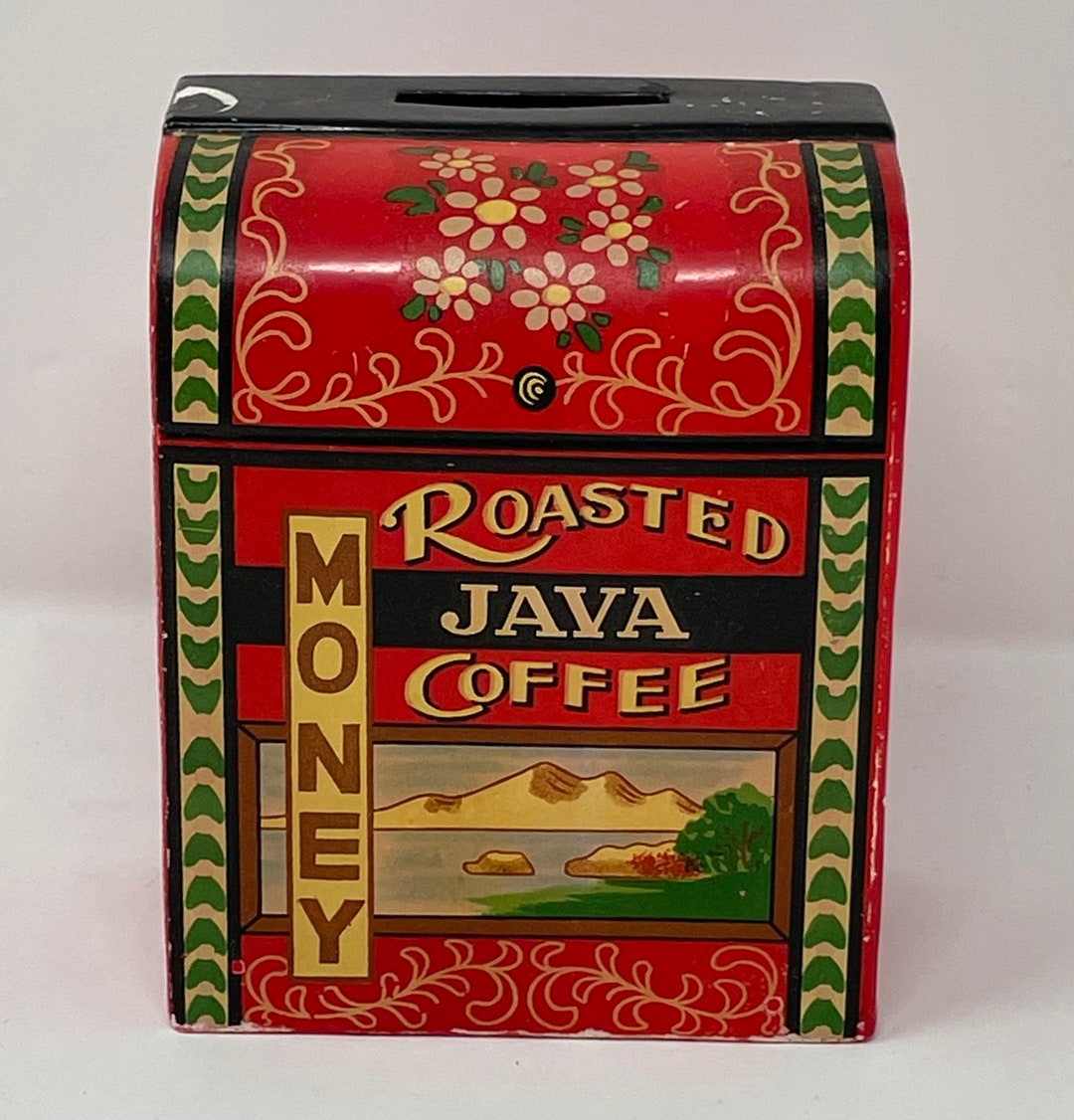 Vintage Plaster LEGO Japan Roasted Coffee Java Bank - 1960s - Etsy