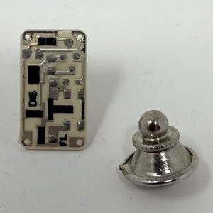 Vintage Computer Chip Circuit Board Tie Tac Lapel Pin