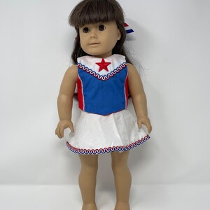 Cheer Outfit that will fit an American Girl 18&quot; Doll - patriotic