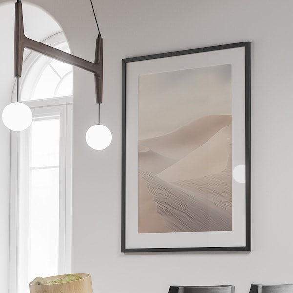 Minimalist Boho Sand Dune, Decor Desert Wall Art, Muted Neutral Colors Prints, Digital Instant Download, Printable, Modern Abstract Painting