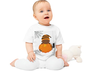 Halloween Kürbis Baby T-Shirt