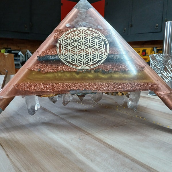ULTIMATE flower of life PYRAMID 80 pounds!