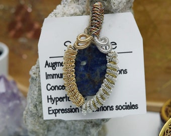 Pendentif de Sodalite