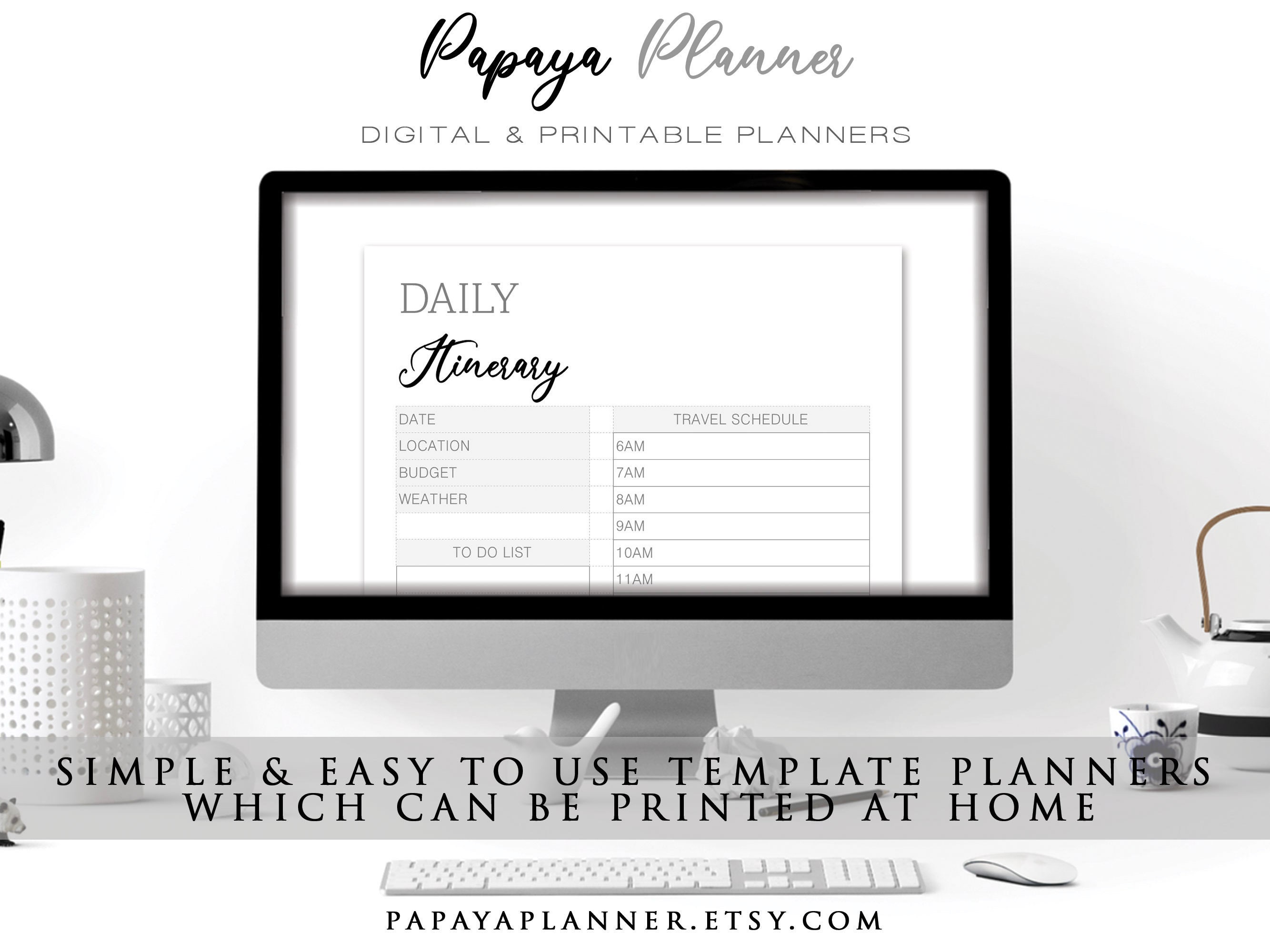 Class Attendance Tracker - Printable Planner, Education Template, Study ...