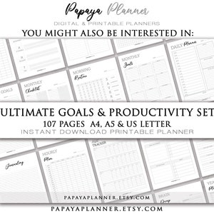 Family Fun Planner - Printable Planner, Household Planner, Personal ...
