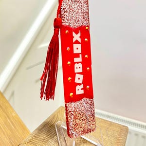 RARE Roblox Bookmark Sparkly Handmade With Resin; Book Accessories; Personalised; Gift; Fan ...