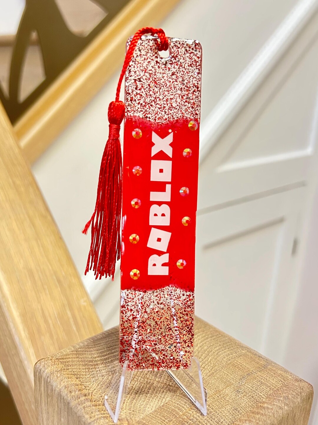 RARE Roblox Bookmark Sparkly Handmade With Resin; Book Accessories; Personalised; Gift; Fan ...