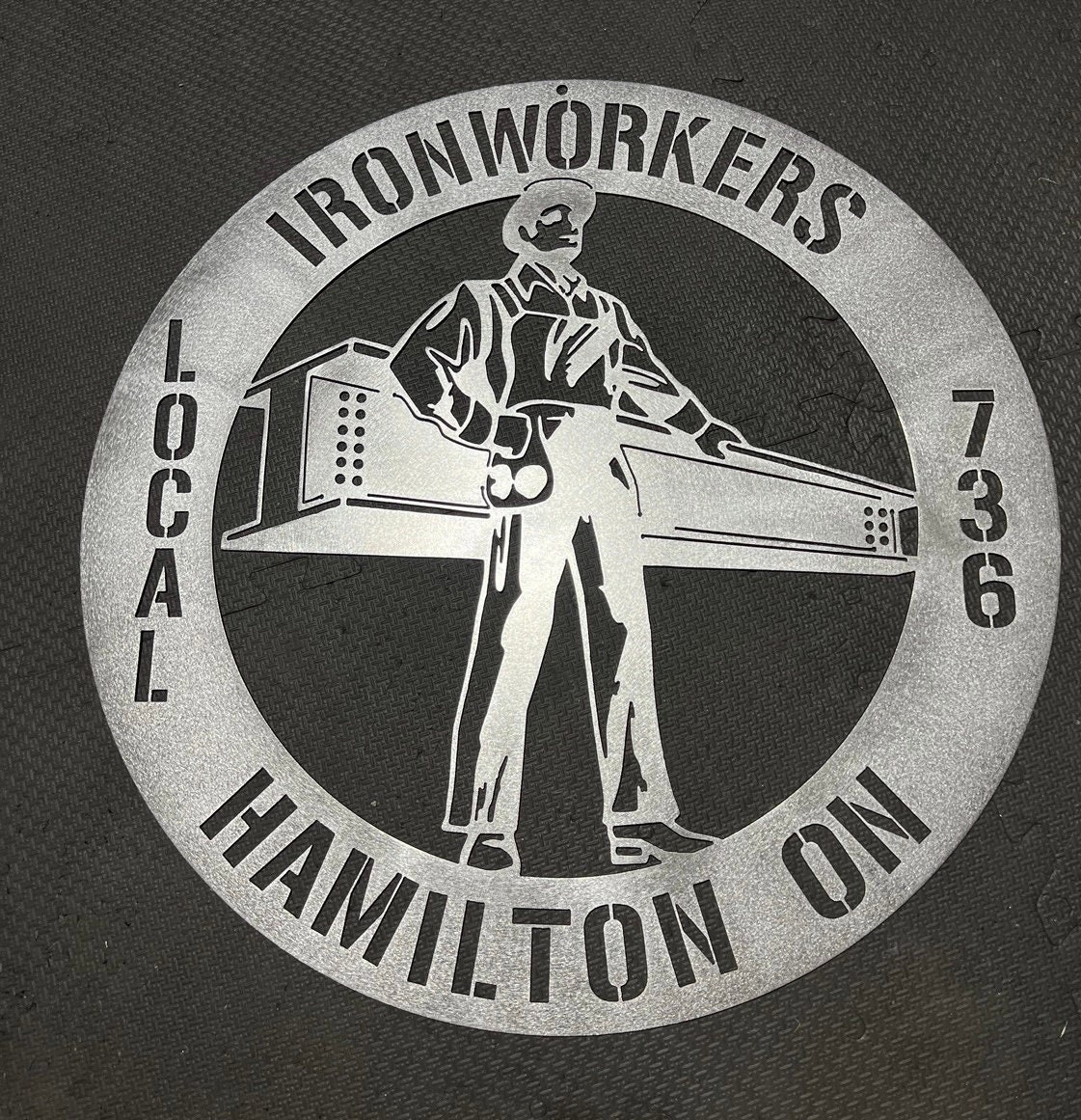 Custom Iron Worker Beam Sign - Etsy