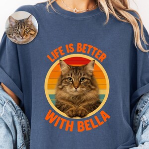 Funny Custom Pet Shirt Comfort Colors Personalizable Dog Cat Shirt Life Is Better With Pets Shirt Retro Pet Shirt Dog Cat Shirt Gift