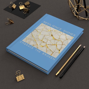 Kintsugi Journal Gift Positive Message For Mommy Inspirational Notebook Present Mental Health Journal for Women Spread Positivity Self Care