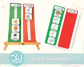 Now and Next Visual Schedule Printable Routine Chart Editable Routine Autism Visual Card Autistic Gifts for Special Needs Education Resource