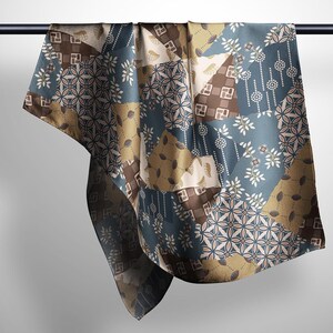 Vintage Patchwork Pattern Bundle | Seamless Quilt Inspired Surface Design Set image 3