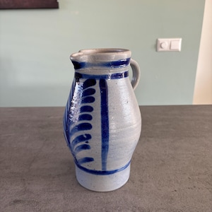 Stor vintage Köln-keramisk kanna 1,5 liter