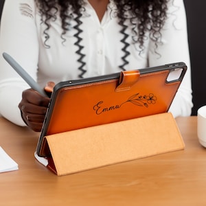Custodia per iPad Pro 13 pollici 2024, custodia in pelle per iPad, custodia personalizzata in pelle 2024 per iPad Air 11/13 pollici, custodia per iPad