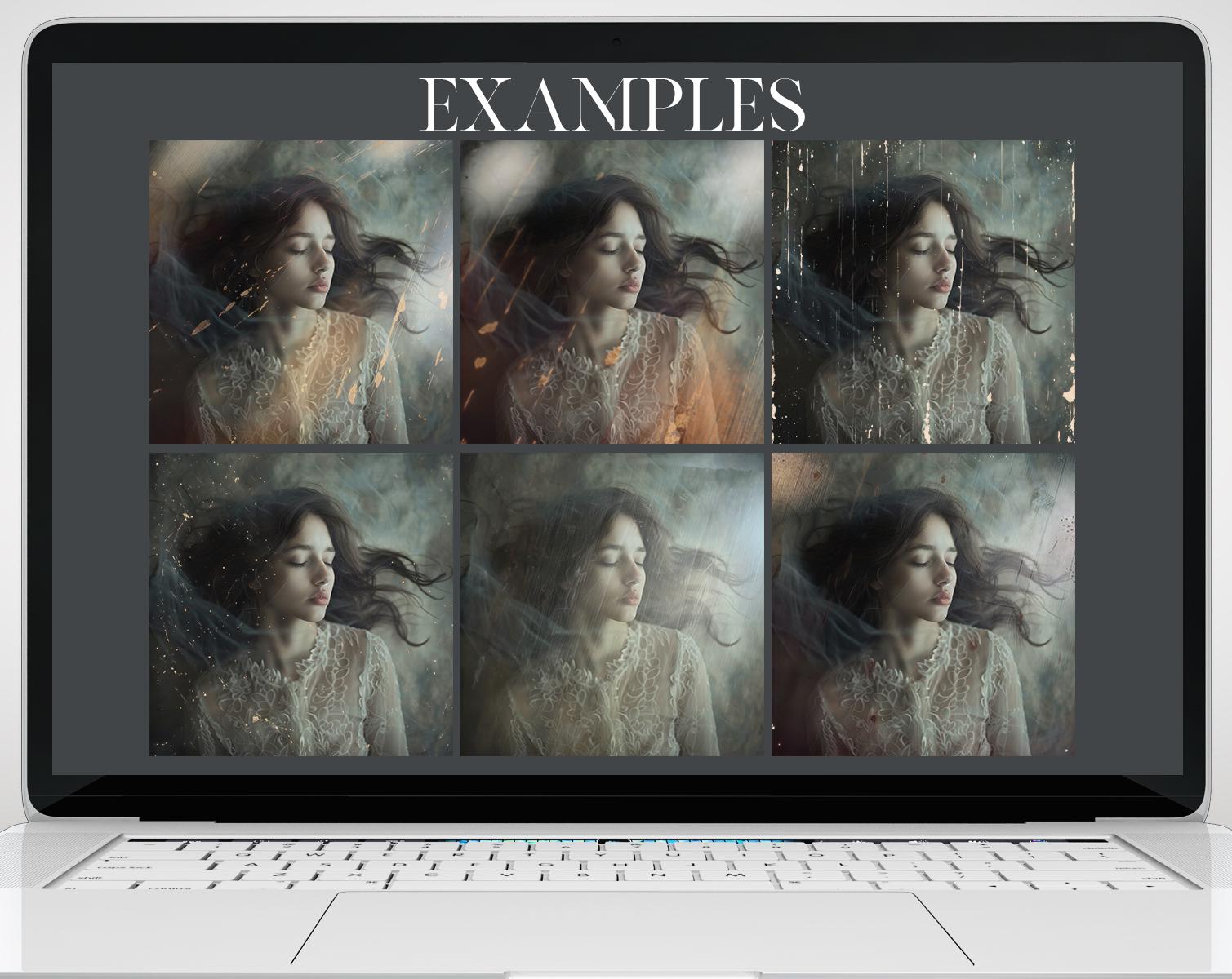Scuff Camera Effects Vintage Scuffs Photo Overlays: 50 PNG Antique Effects (commercial Use ...