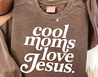 Mamás geniales aman a Jesús (Png), camiseta de mamá orando (Png), camiseta de mamá religiosa, cristiano (Png), versículo bíblico (Png), fe (Png), regalo para mamá cristiana