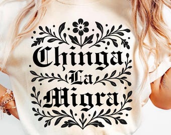 Camisa Anti ICE PNG, Chinga La Migra Png, Camisas Políticas Divertidas Png, Pro Inmigración Png, Chinga tu Migra Resiste Activista de Protesta Png