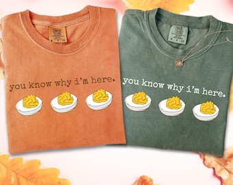 Deviled Eggs png, je weet waarom ik hier ben, grappig Thanksgiving-ontwerp, digitale download, Thanksgiving-shirt, Bad Day to be a Deviled Egg png