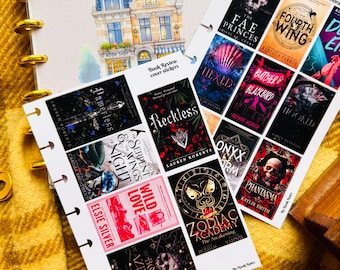 Personalized Reading Journal: Book Tracker with Cover Stickers