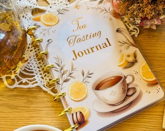 El té es el elixir de la vida, registro diario de la hora del té, té dulce, té de la tarde, tarjeta de té, libro sobre té, regalo para amantes del té, recetas de té