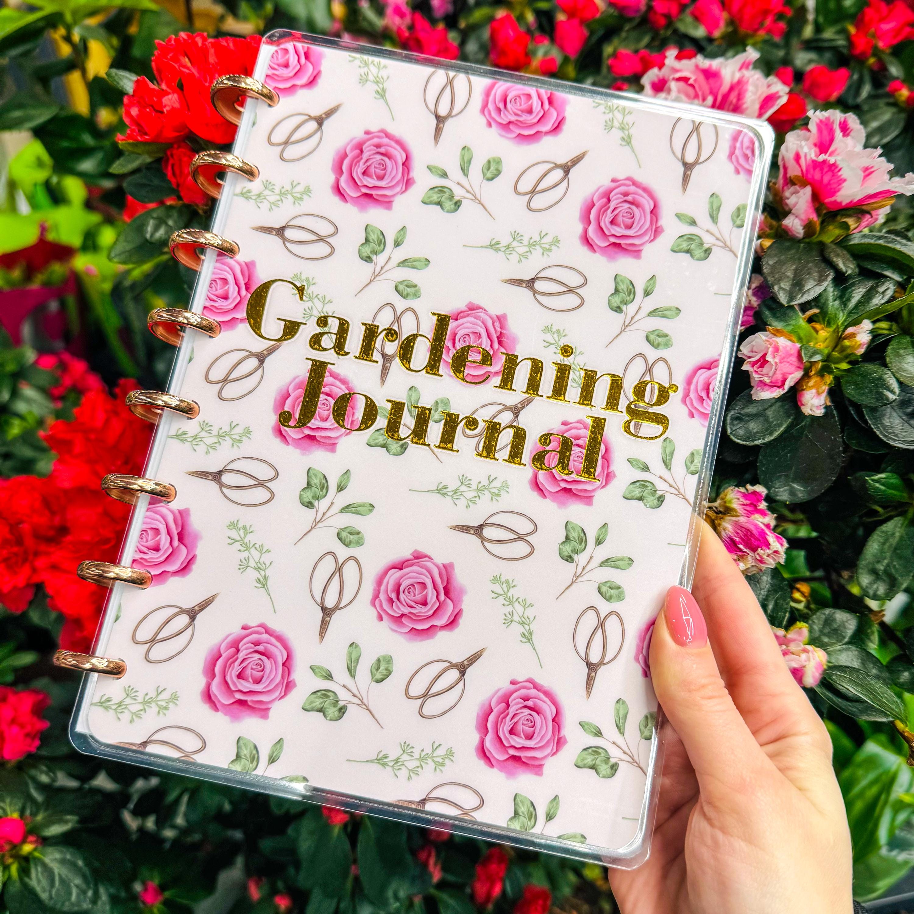 Gardening journal, botanical journal, garden organizer, plant profile card, plant tracker, plant watering discbound planner, gardening gifts