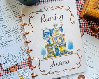 Mystic Book Review Journal: Physical Reading Planner & Tracker