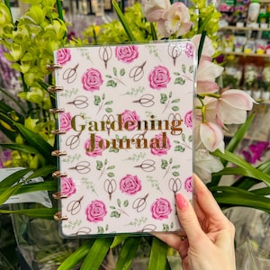 Nice botanical journal, plant profile card, garden organizer, garden planning, gardening journal, discbound planner, planting calendar