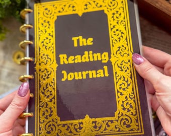 Gothic Reading Journal 2026  | Fantasy Book Log A5 | Dark Academia Notebook | Bookish Gift for Readers | Discbound Reading Tracker