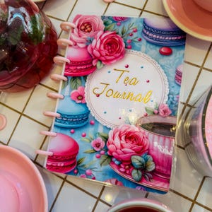 Niedlicher Tee Tagesplaner, Teeverkostung, Zeit für Tee, Teerezepte, grüner Tee, Rezeptkarten, süßes Liebhabergeschenk, Teepartygeschenk