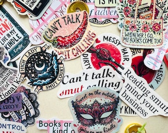 Spicy Smut Book Stickers: Sassy Reader Decals
