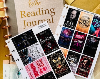 Personalized Reading Journal: A5 Book Tracker with Stickers