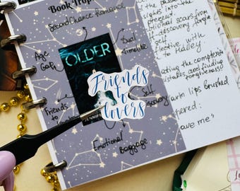 Reading stickers, smut stickers, book trope stickers, bookish stickers, TBR sticker set, spicy stickers, custom book stickers, reading decor