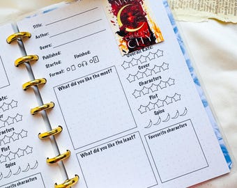 2026 Smut Lovers-leesdagboek: gebonden Booktok-planner