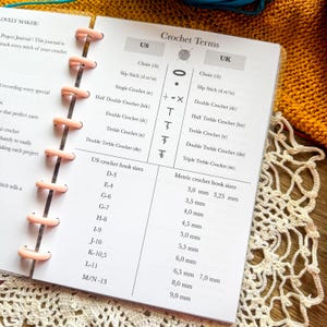 Notes Chart Crochet Crochet Project Journal, Crochet Your Dreams Into Reality, Crochet ...