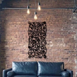 Eternal Swirls - Large Outdoor Metal Wall Art, Modern Geometric Metal Art, Decorative Metal Wall Art for Indoor & Outdoor
