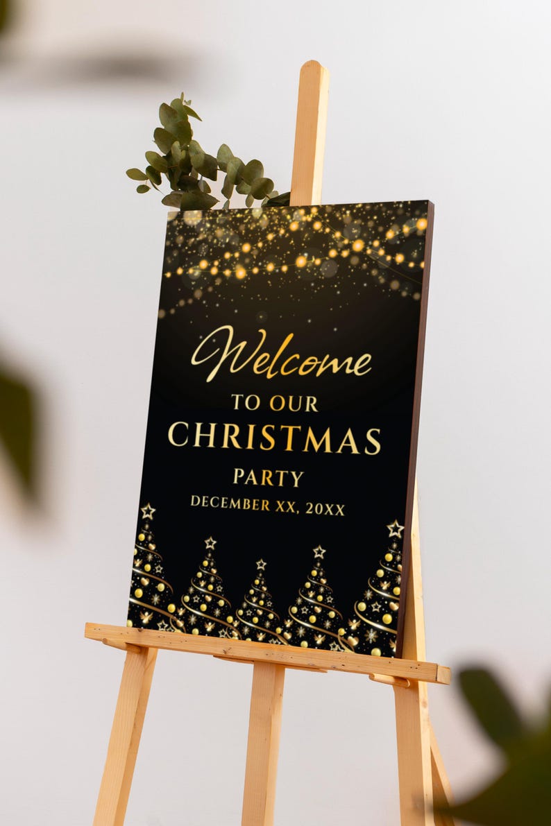 Christmas Party Welcome Sign Etsy christmas-party-welcome-sign-etsy