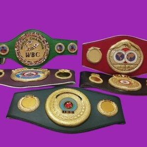 WBA WBA WBO WBA WBO WBO WBO WBO WBO WBO 5 teiliger Boxgürtel für Erwachsene