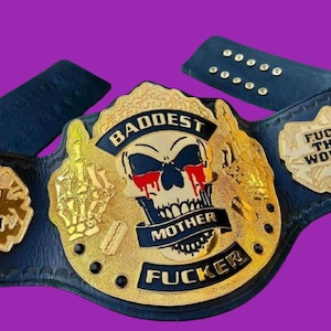 BMF Baddest Mother rey de la muerte cinturón de título de campeonato personalizado