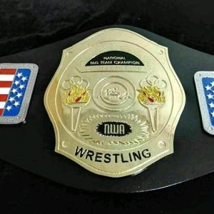 NWA NATIONAL TAG Team Cup Titel Gürtel