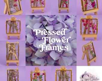 Handmade Pressed Flower Frames