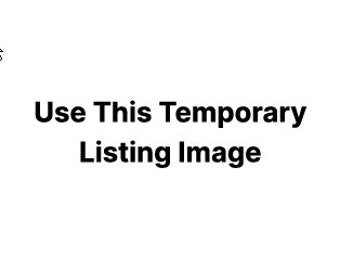 Puede incluir: Una imagen de marcador de posición para una lista, con el texto "Use This Temporary Listing Image" en texto negro sobre un fondo blanco.
