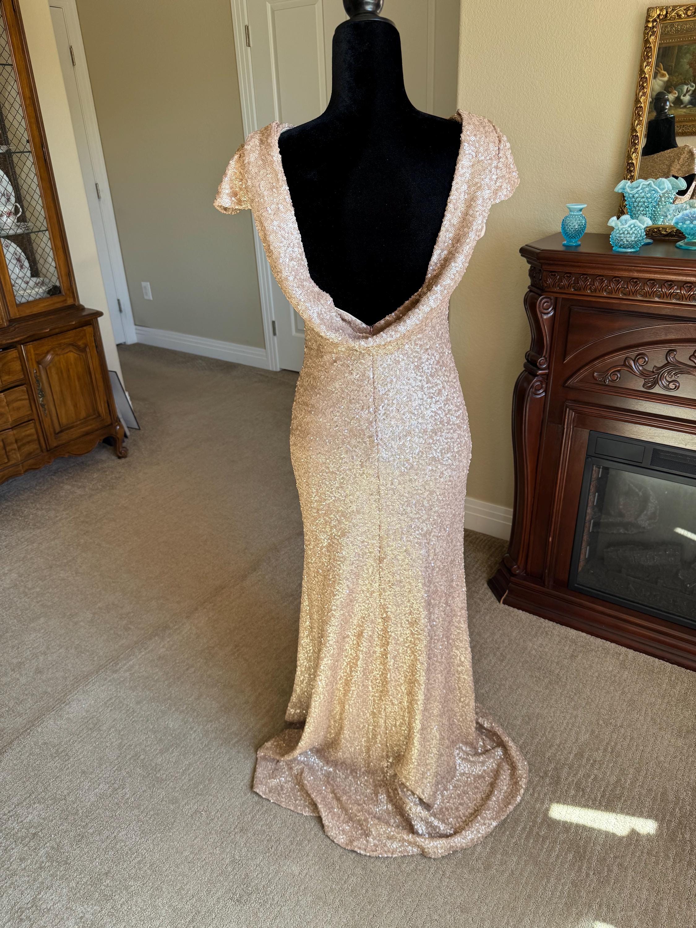 Old Gold Bridesmaid Dress - Etsy